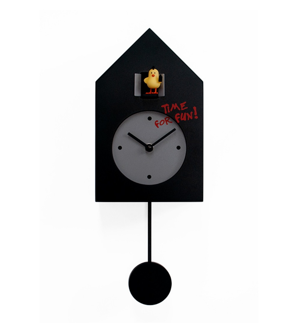 Freebird Punk Pendulum Clock by Progetti