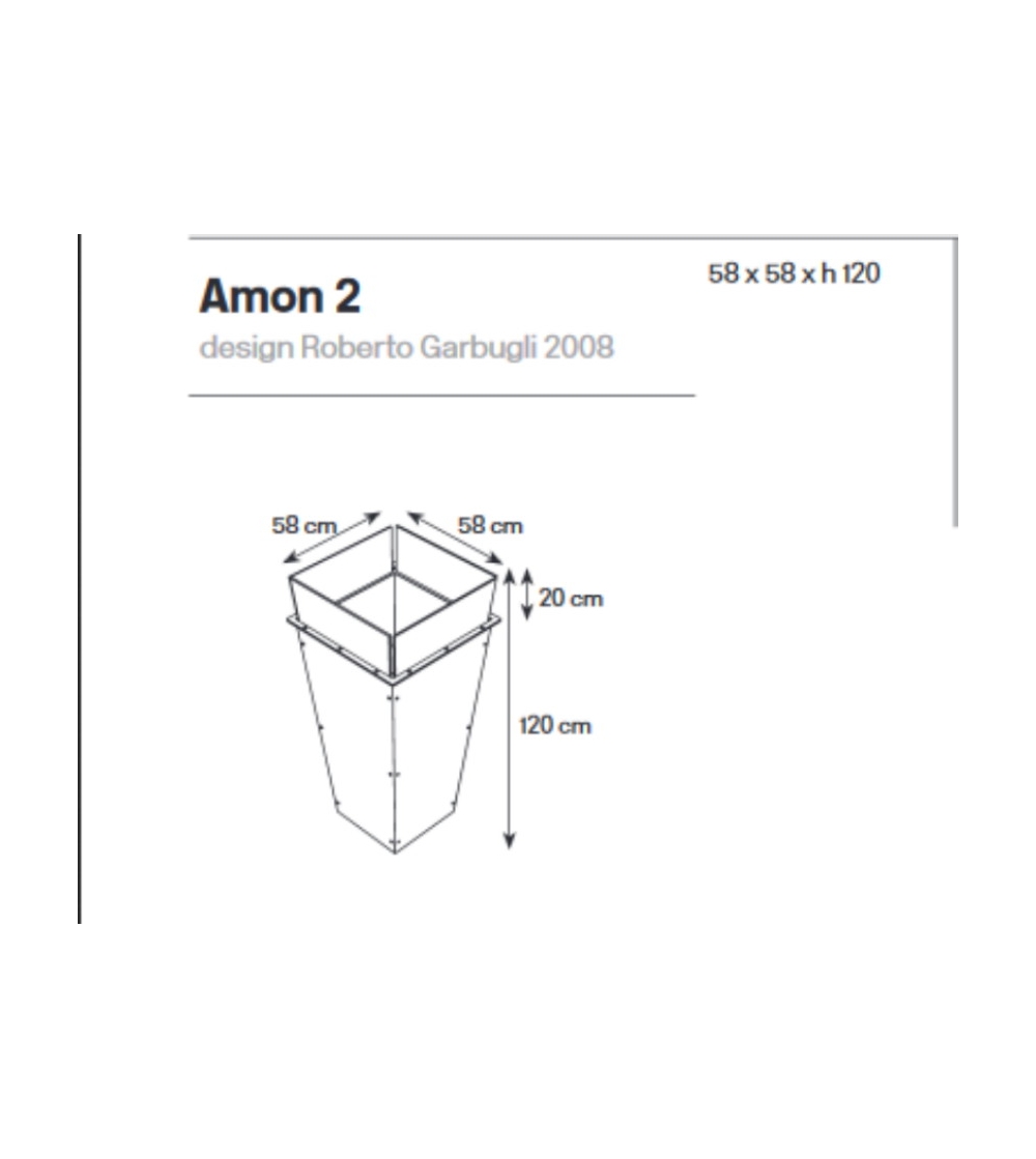 Vaso Di Design Amon 2 Tonelli Design