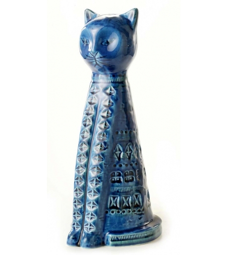 Figure Chat Haut Aldo Londi Bitossi Ceramiche