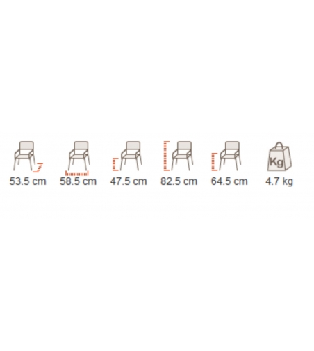 Silla con reposabrazos en oferta Trill La Primavera