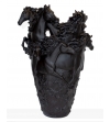 Black Horse Magnum Vase Daum