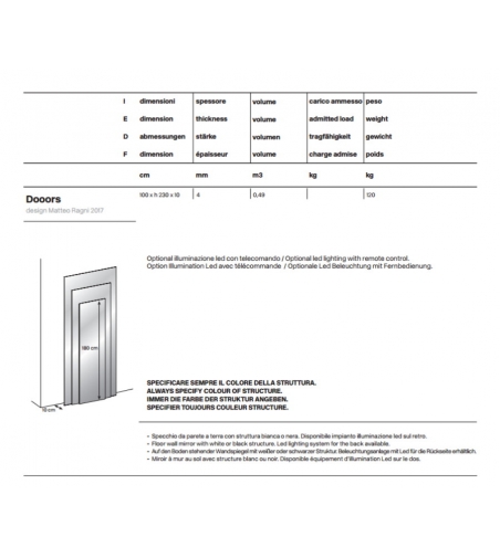 Espejo Dooors - Tonelli Design