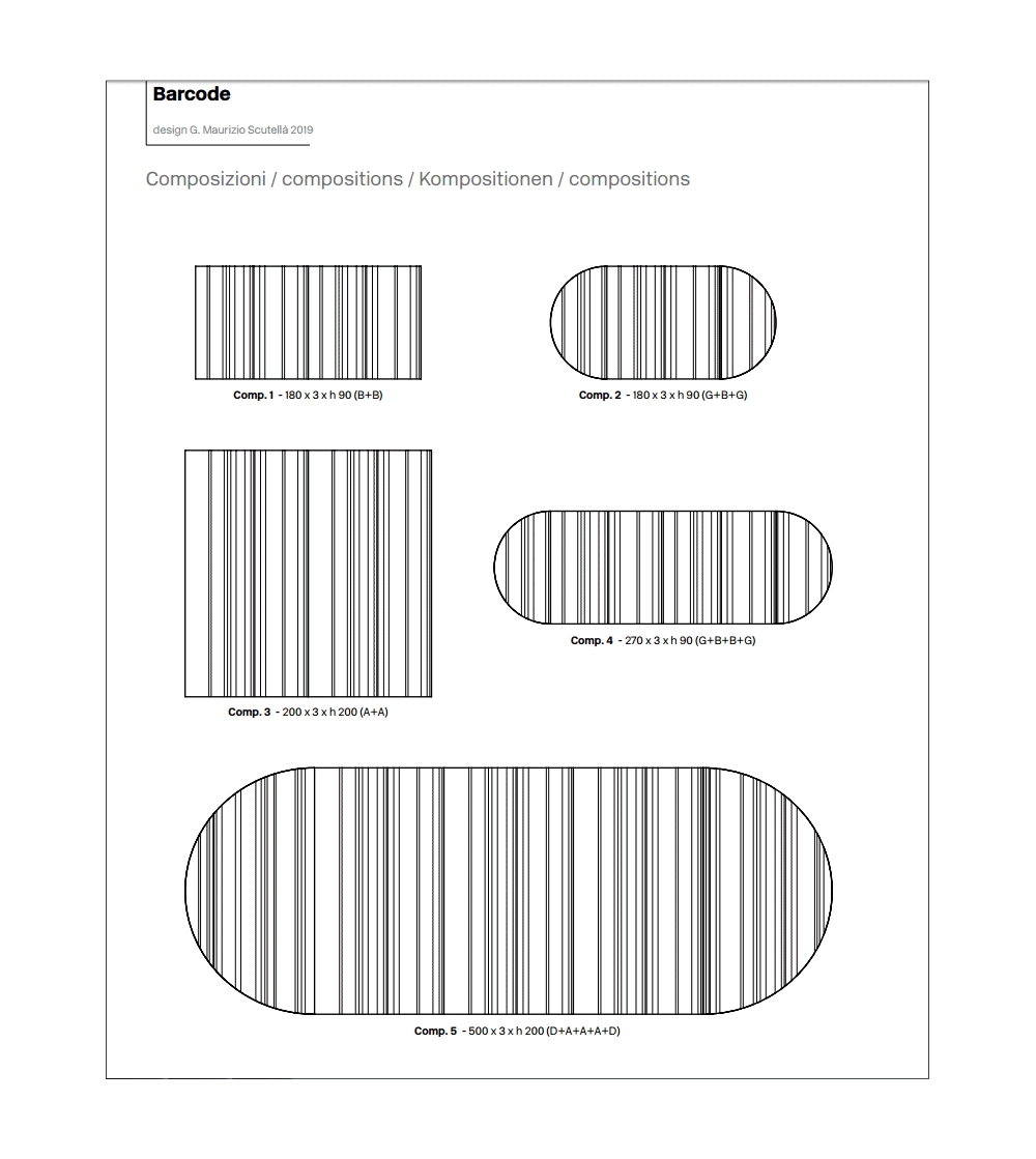 Spiegel  Barcode Tonelli Design