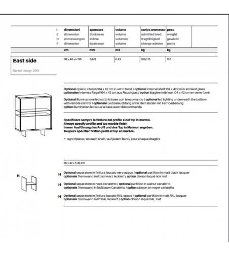 Tonelli Design - Sideboard East Side High