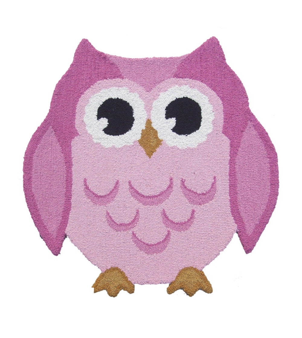 Teppich Animals Owl Pink Sitap