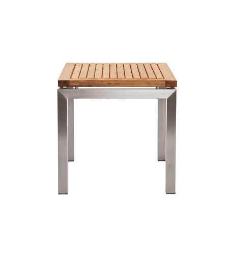 Tavolino Quadrato Teak Berbeda Il Giardino di Legno