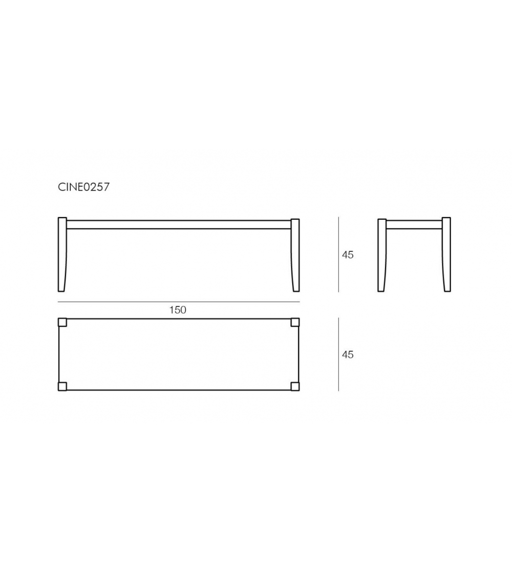 Petit Banc Cinema D Été Il Giardino...