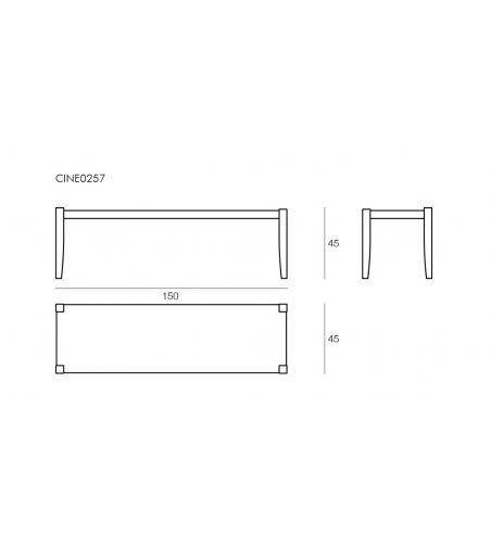 Petit Banc Cinema D Été Il Giardino Di Legno