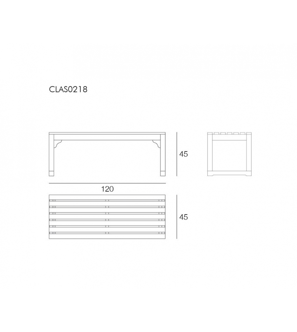 Il Giardino Di Legno Classic Bench
