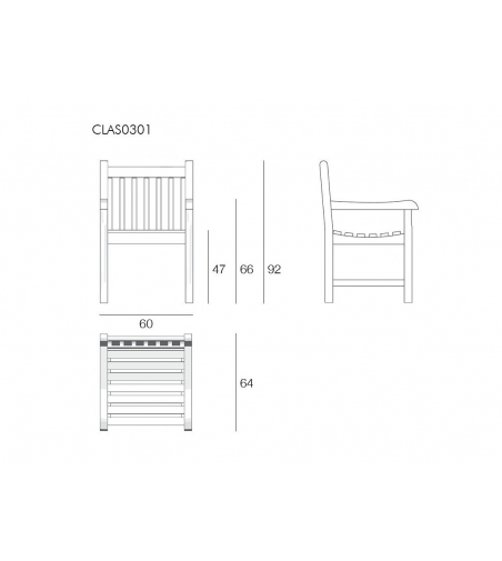 Fauteuil Classique Il Giardino Di Legno