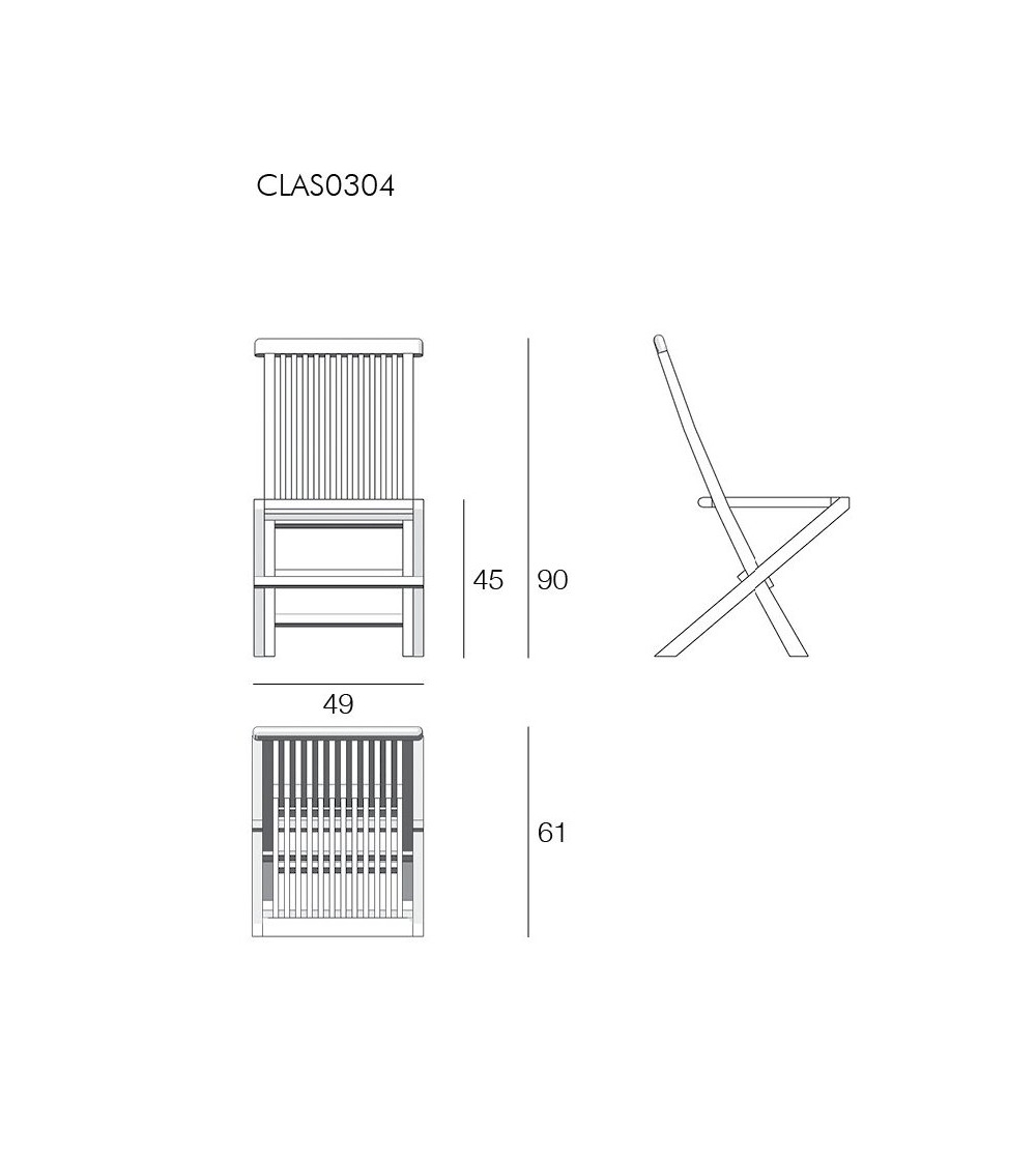 Folding Design Chair Il Giardino Di...