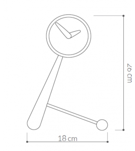 Orologio da tavolo Mini Puntero Nomon