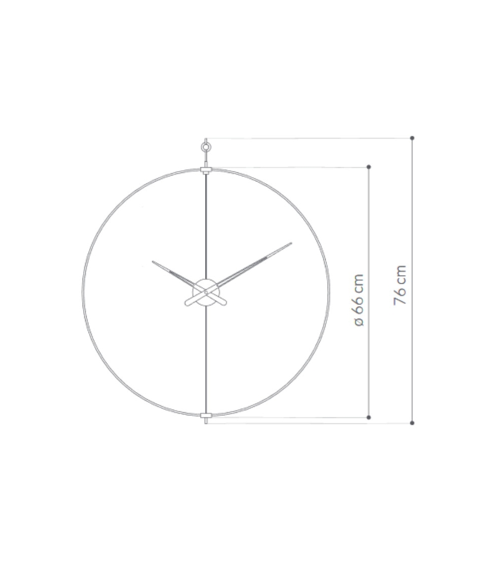 Mini Barcelona Nomon Horloge Murale