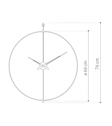 Mini Barcelona Nomon Horloge Murale
