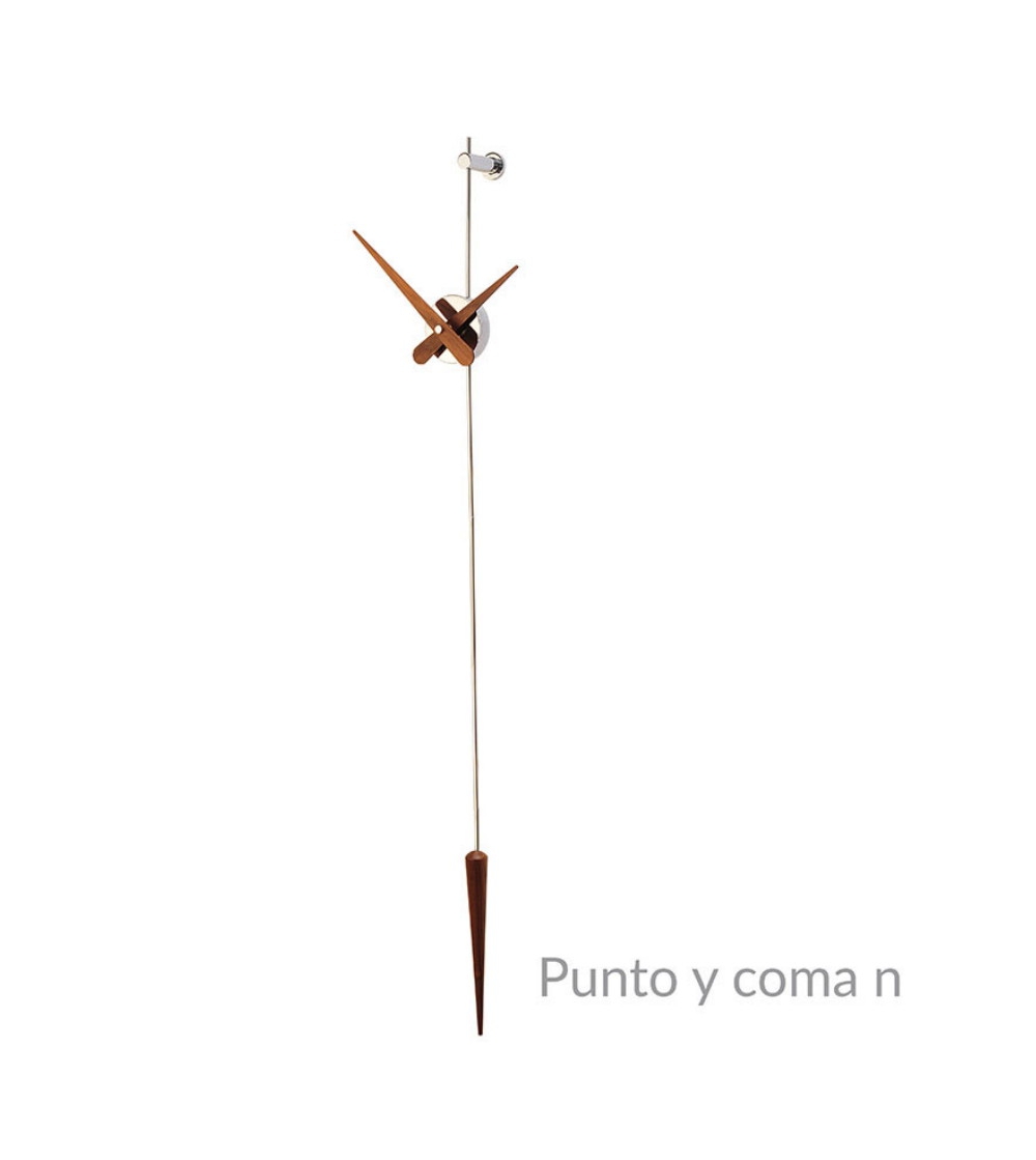 Reloj de pared con Péndulo Punto y Coma Nomon