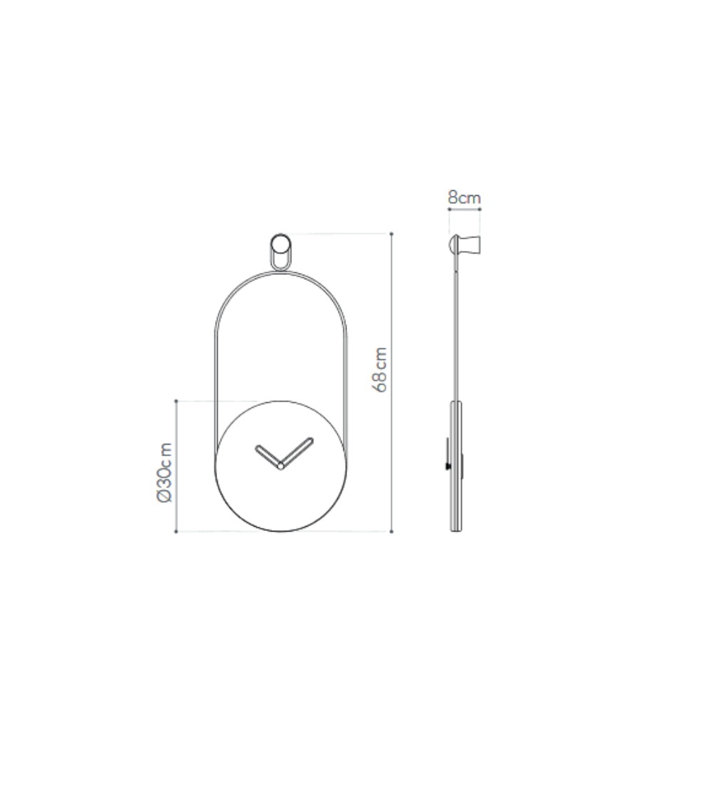 Reloj de pared Eslabòn Nomon