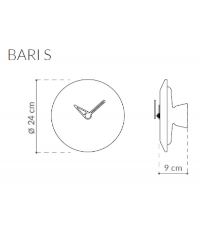 Nomon: Horloge murale Bari 2
