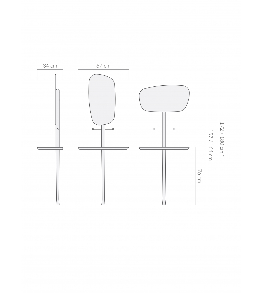 Console con specchio Recibidor Nomon
