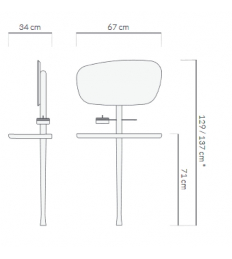 Nomon: Coiffeuse Vanity Table