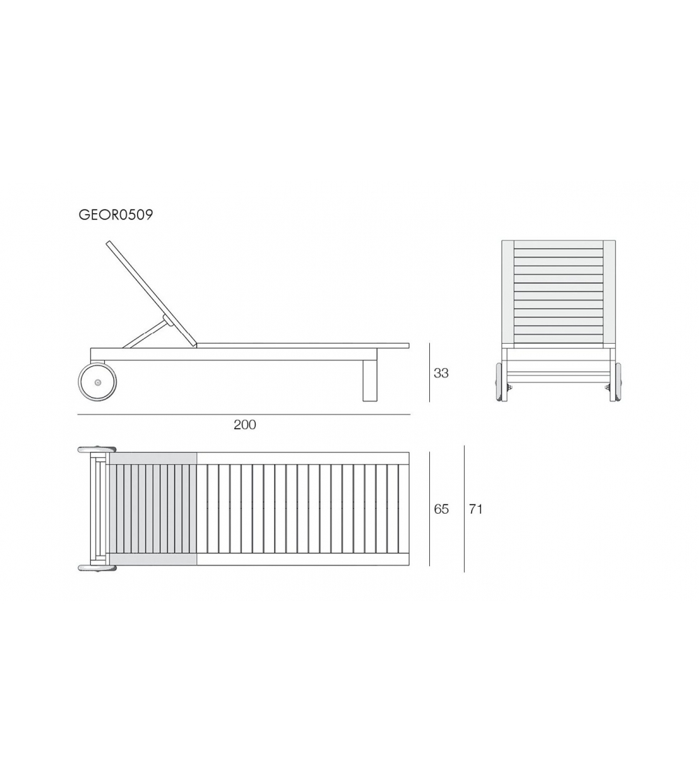 Il Giardino Di Legno Outdoor Lounger...