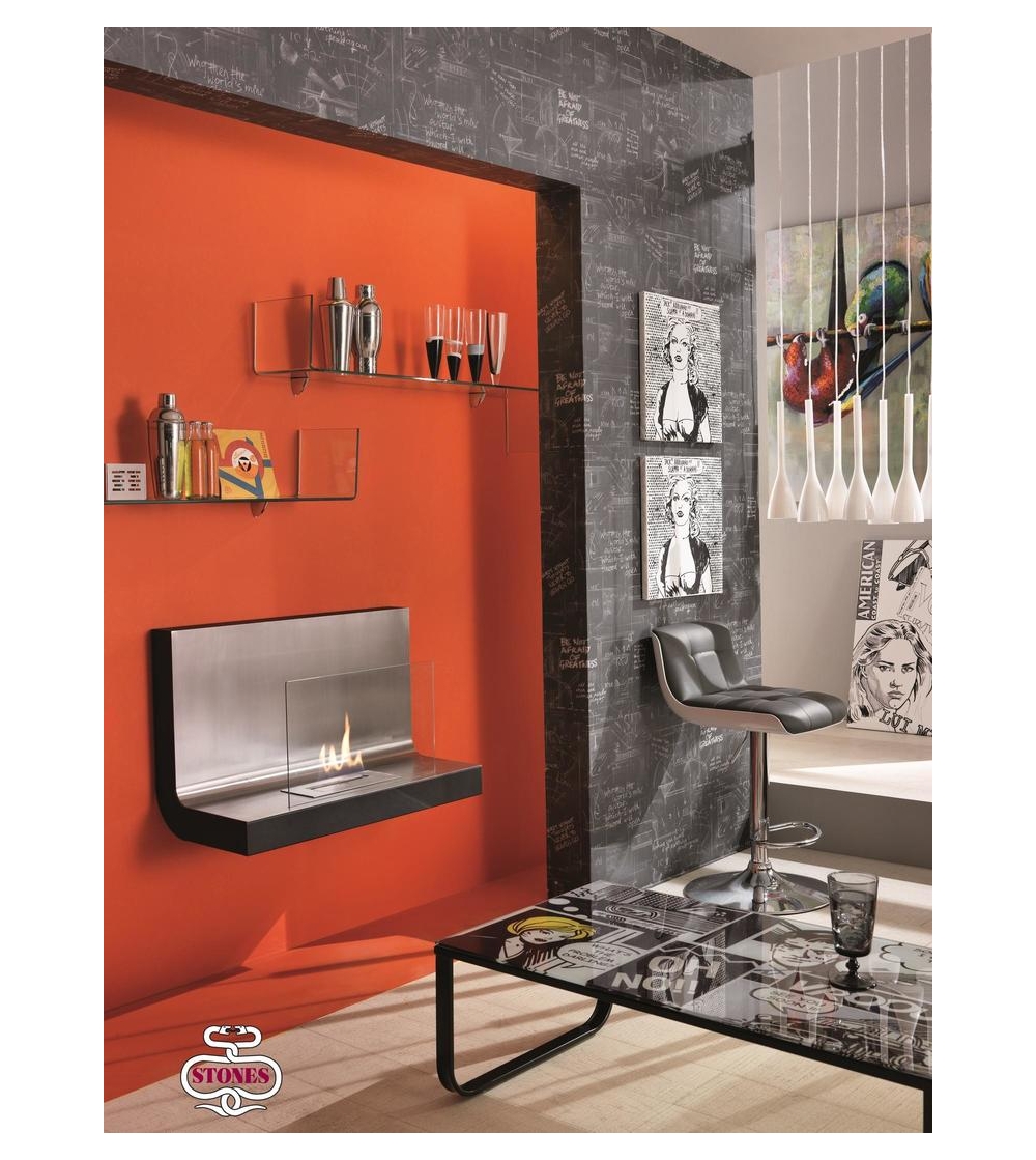 Stones Fireplace Elle