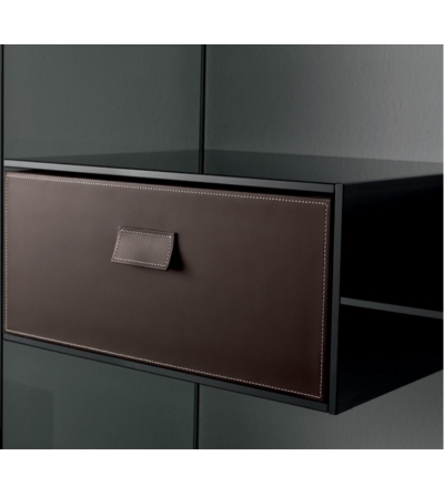 Liber E-F Nachttisch In Rauchglas Tonelli Design 2