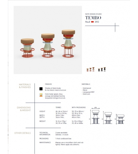 La Chance Stool Tembo