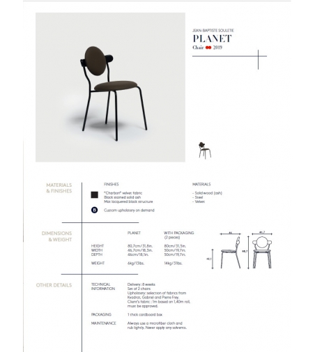 Chaise Planet La Chance