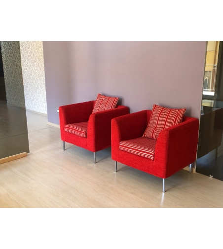 Poltrona Moderna Rossa Vinciguerra Shop