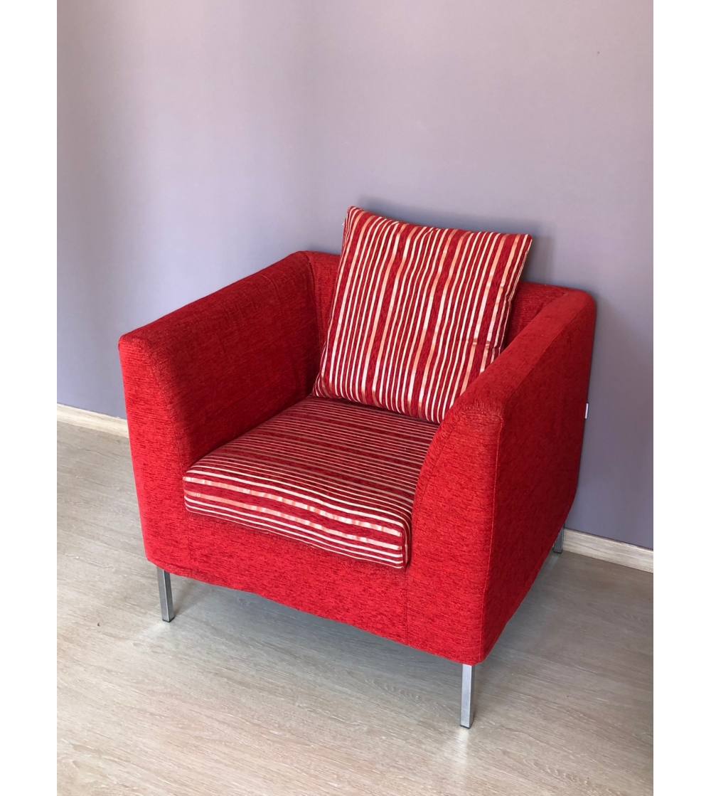 Fauteuil Moderne Rouge Vinciguerra Shop