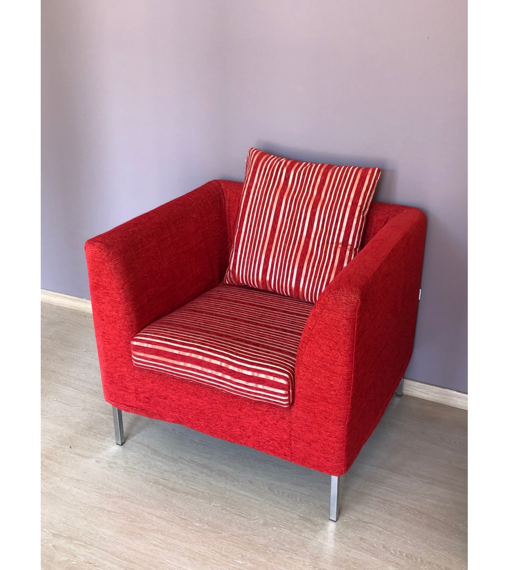 Vinciguerra Shop Red Modern Armchair