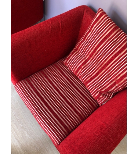 Sillón Moderno Rojo Vinciguerra Shop