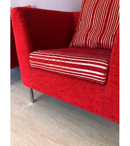 Fauteuil Moderne Rouge Vinciguerra Shop