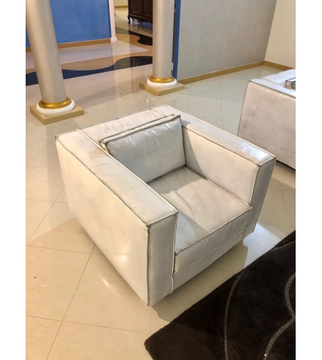 Sillón En Cuero De búfalo Vinciguerra Shop