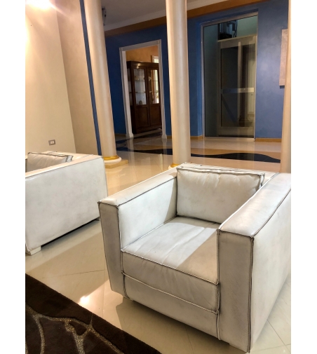 Sillón En Cuero De búfalo Vinciguerra Shop