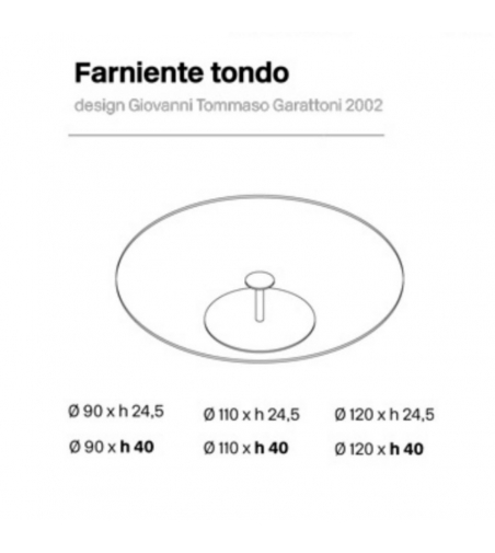 Table Basse Ronde Tonelli Design