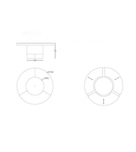 Bramante Table Daytona