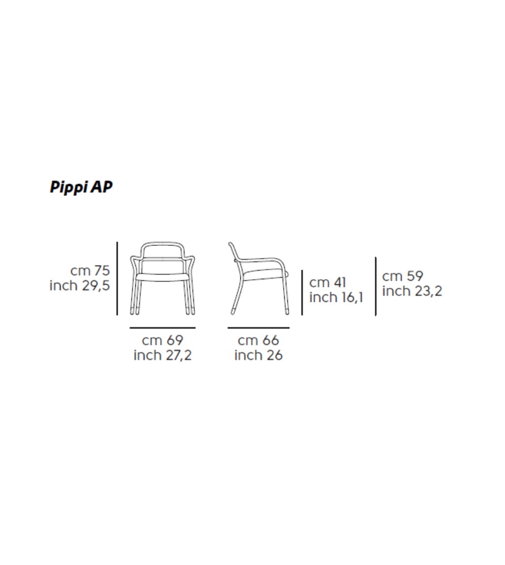 Lounge Sessel Pippi AP - Midj
