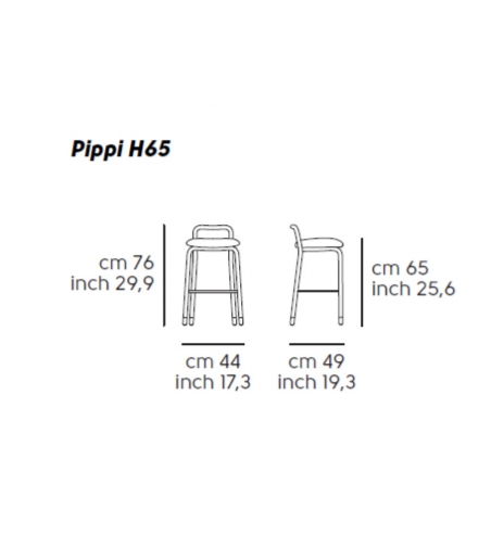 Tabouret Pippi H65 - Midj