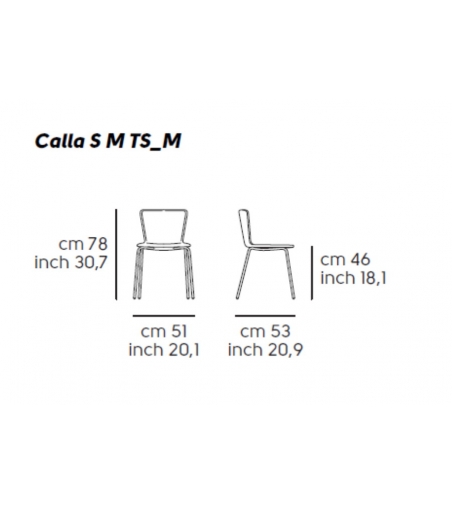 Sedia Calla S M TS_M - Midj