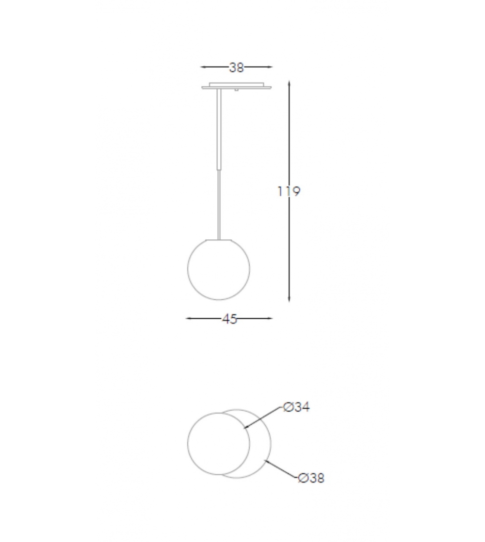 Teo Daytona Suspension lamp