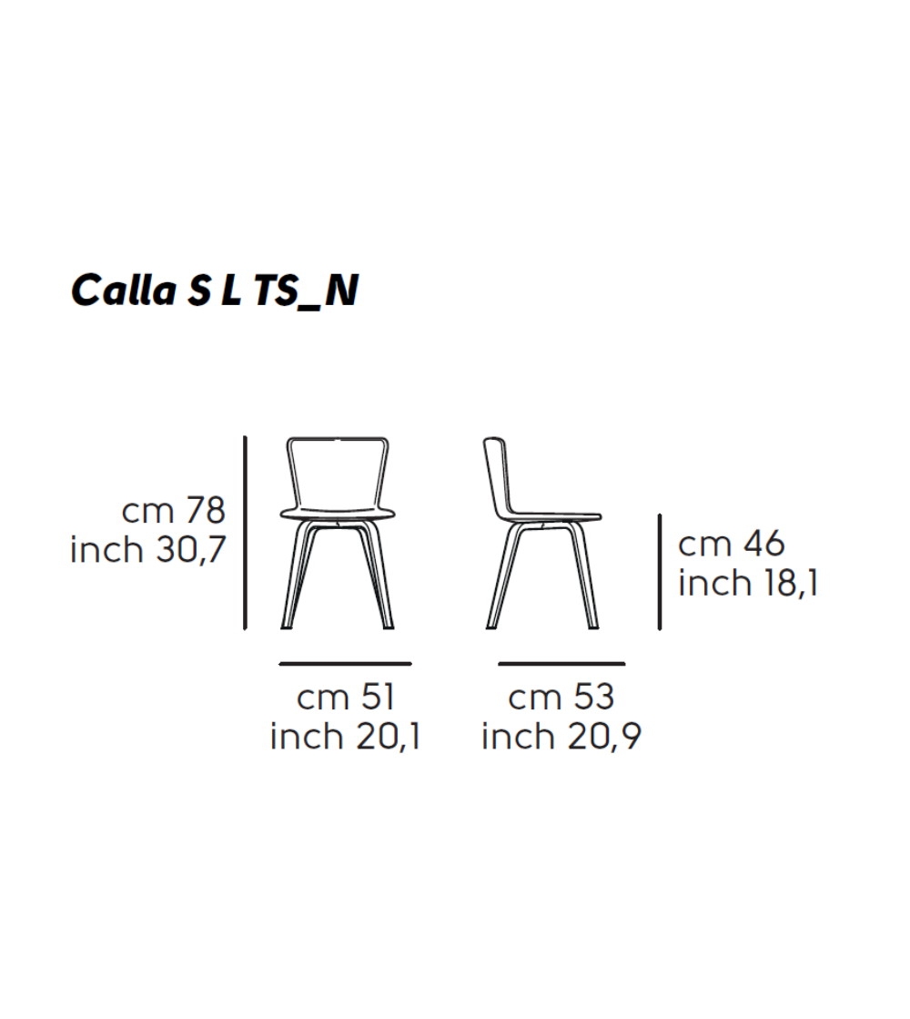 Chaise Calla S L TS_N - Midj
