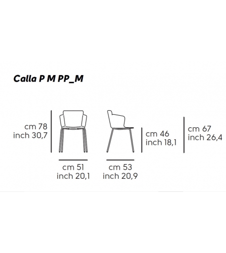 Calla P M PP_M Armchair -Midj