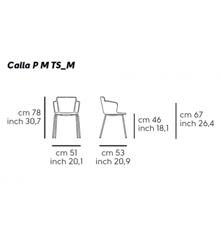 Sillón Calla P M TS_M -Midj