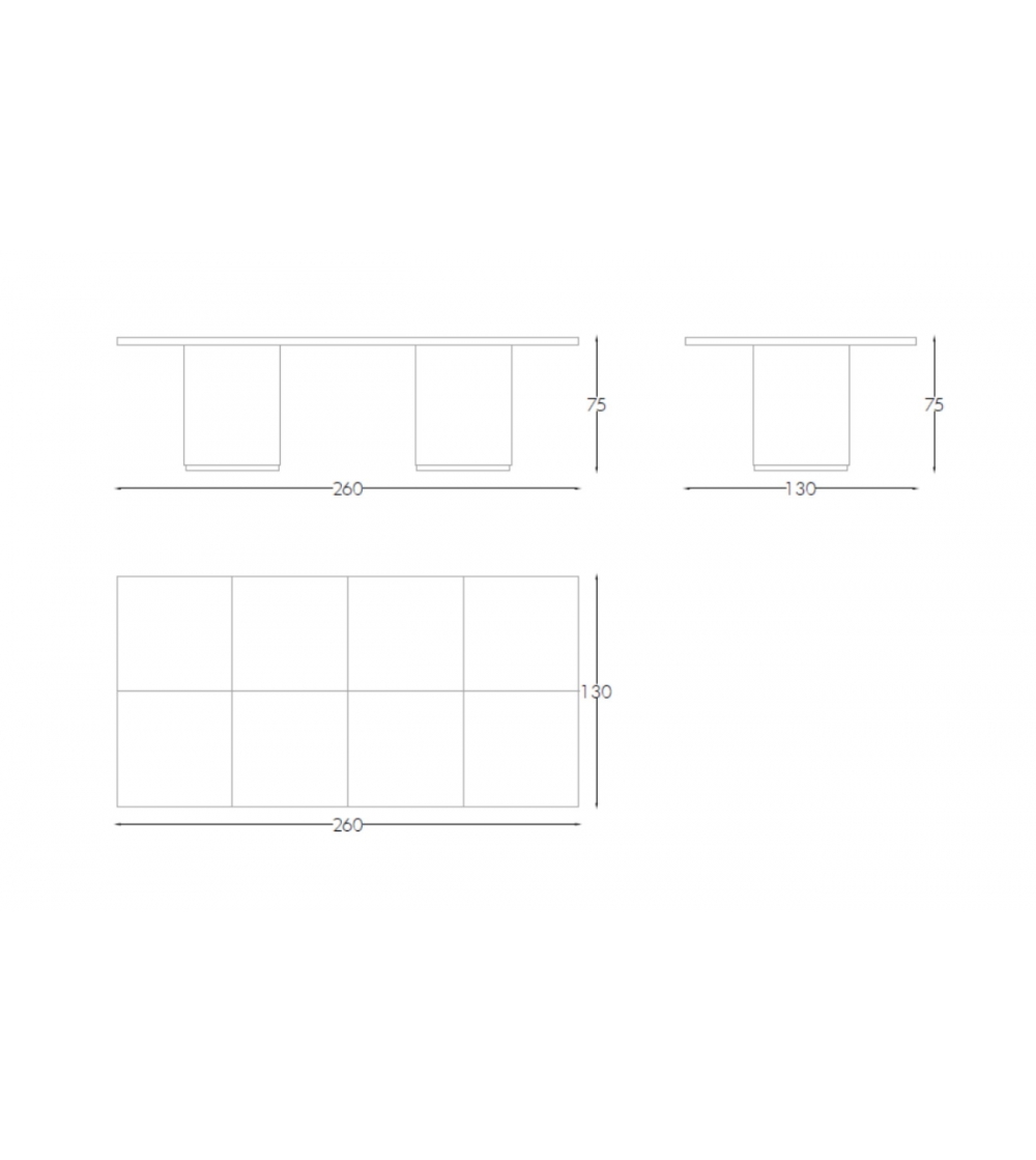 Mesa Rectangular Tobia Daytona