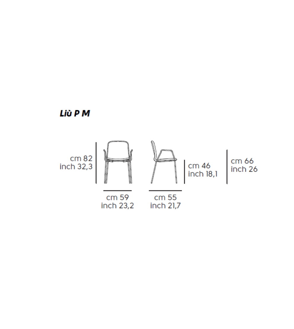 Fauteuil Liù P -Midj