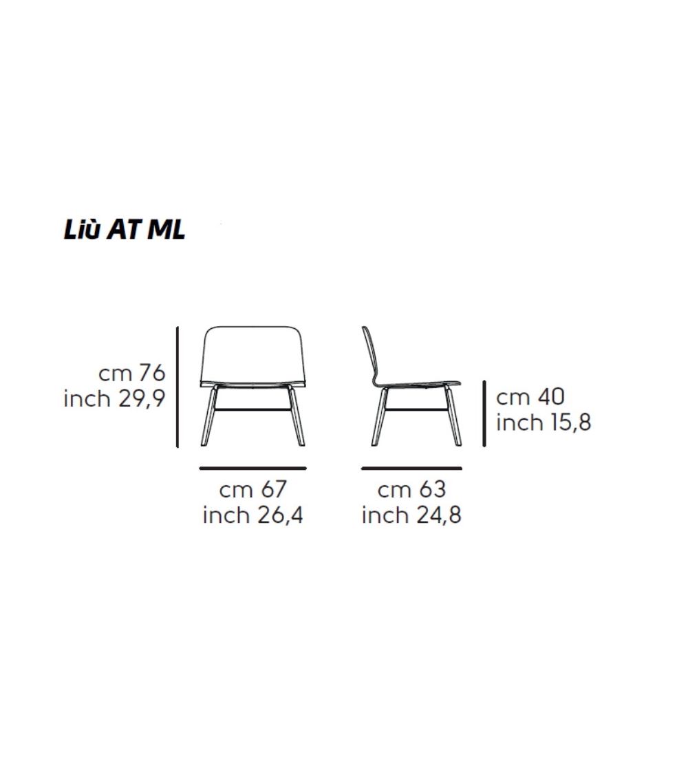 Chaise Lounge Liù AT M TS2 - Midj