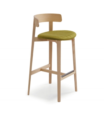 Taburete Maya Con Asiento De Tejdo - Midj