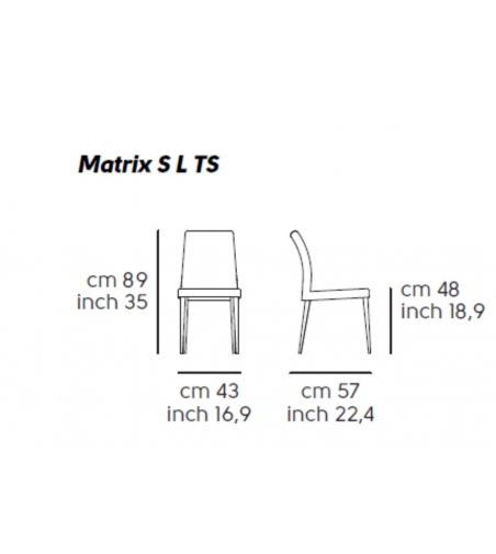 Sedia Matrix S L TS - Midj