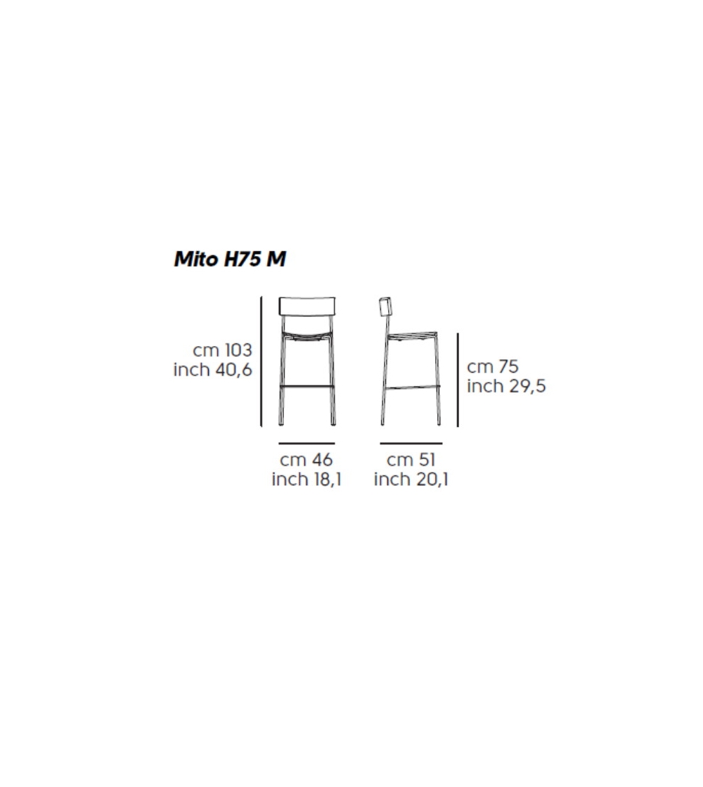 Tabouret Mito - Midj